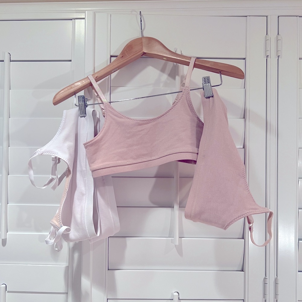 Iviva girls sports bras (qty 4 bundle) size 12